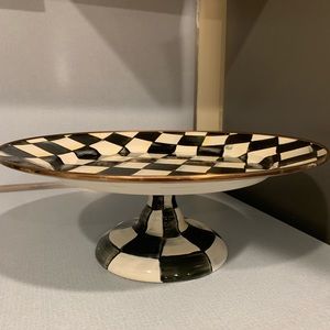 Mackenzie Child cake dish courtly Check